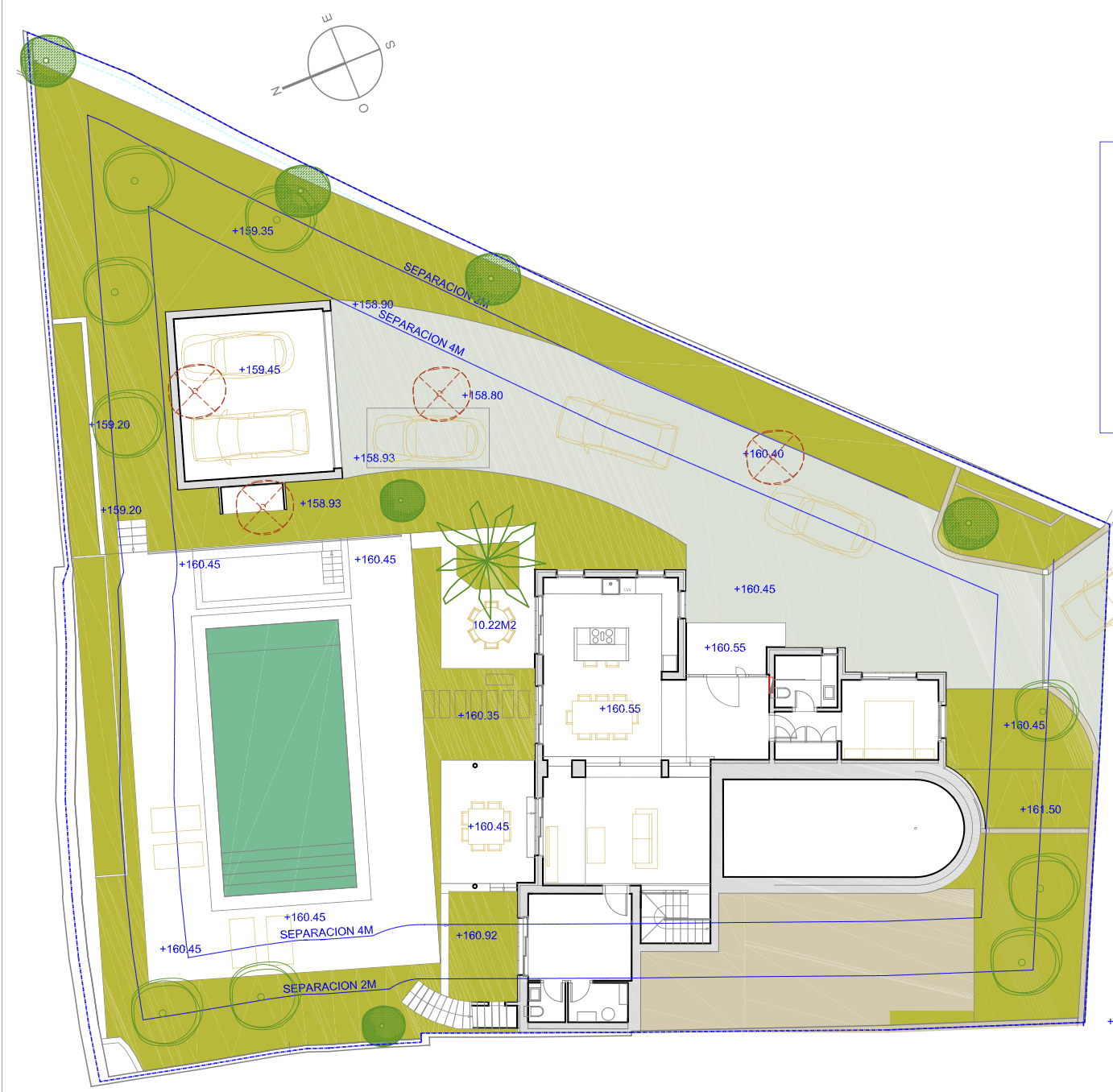 VILLA IN ES CAPDELLA — Ground floor with garden terraces