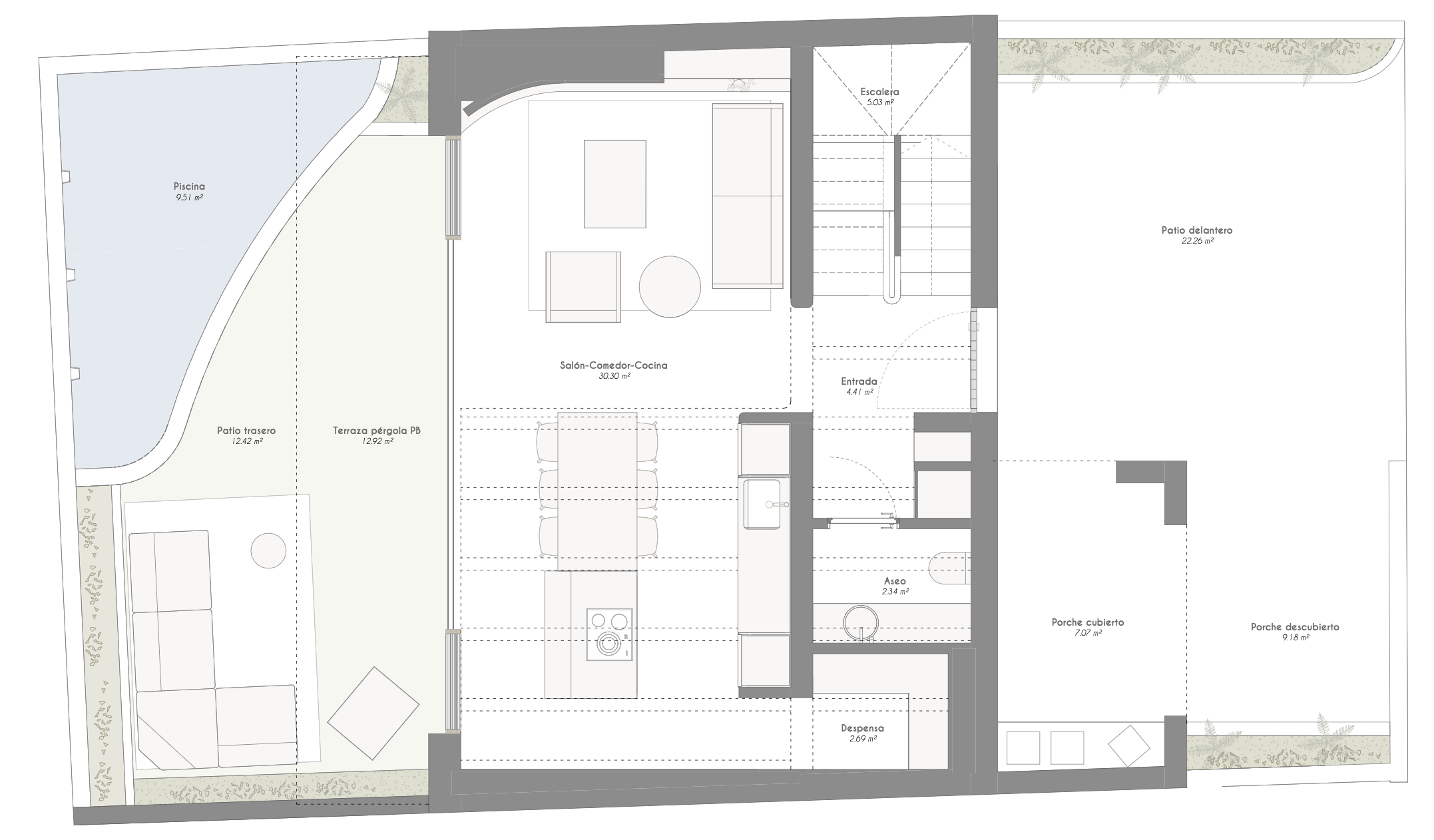 TOWNHOUSE GENOVA — Ground floor
