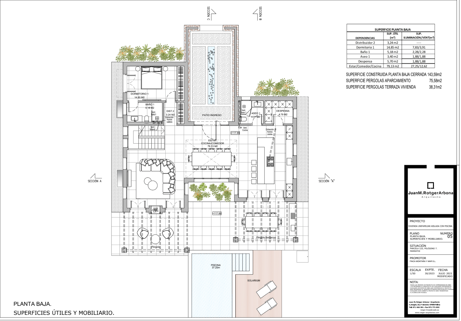 CASA BUNYOLA — Ground floor
