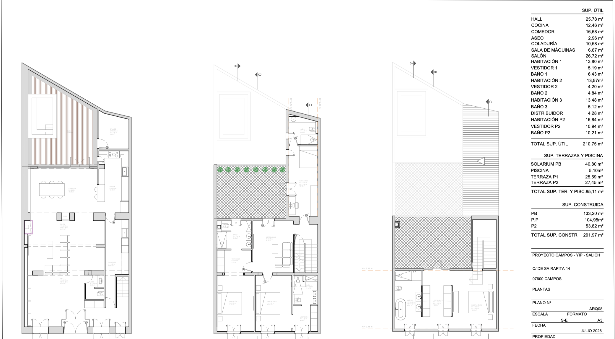TOWNHOUSE CAMPOS — THREE FLOORS